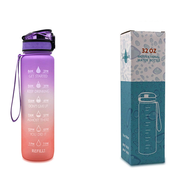 Motivation Time-Marker Bottle