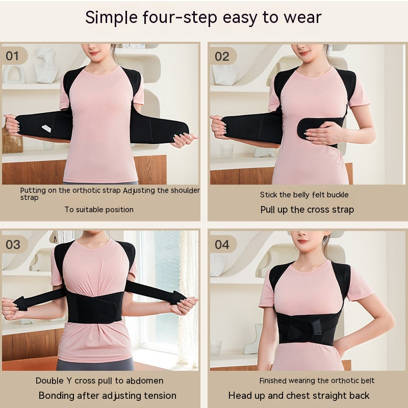 Posture Reset Support Brace — Adjustable & Discreet